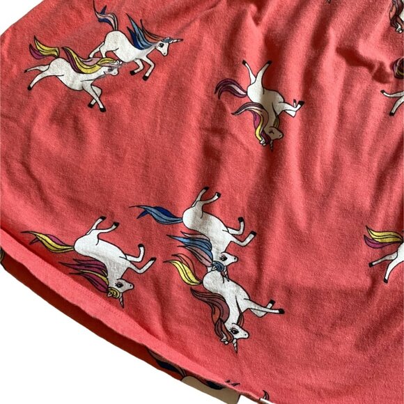 H&M Kids Girls Sleeveless Unicorn Playground Dress-multicolor-Size 6X/7-GUC - Picture 2 of 6